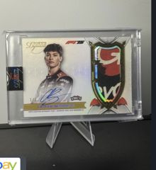 Oliver Bearman record F1 card