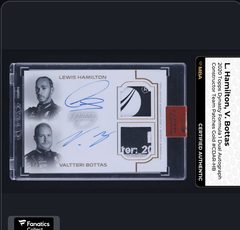 Valtteri Bottas record F1 card