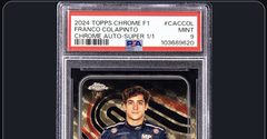 Franco Colapinto record F1 card