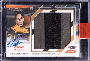 Oscar Piastri record F1 card