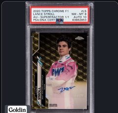 Lance Stroll record F1 card