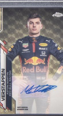 Max Verstappen record F1 card